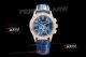 swiss replica Patek Philippe Complications Annual Calendar 5905 blue dial rose gold watch (9)_th.jpg
